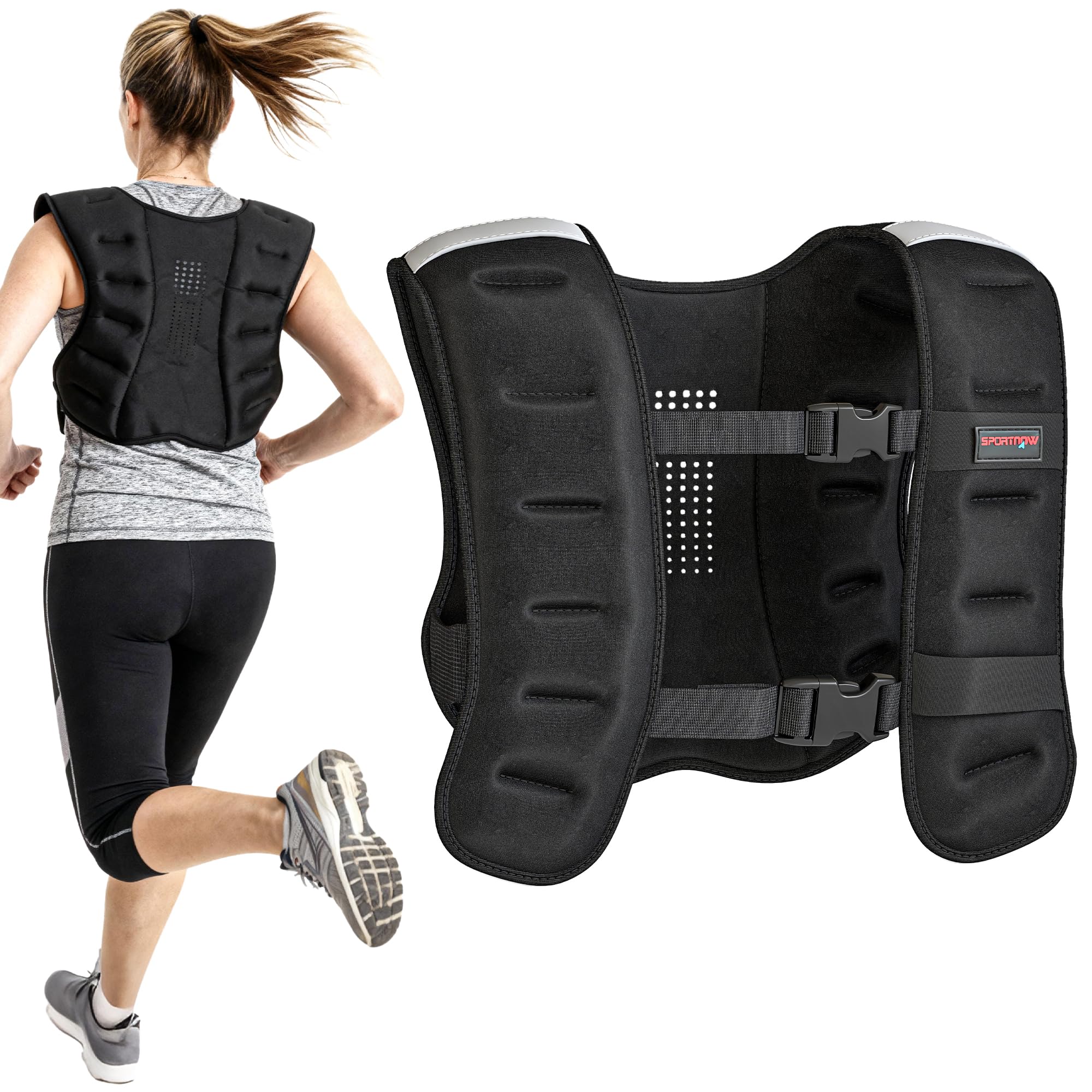 Gilet Lesté Ironwear 9,3 Kg - Fitness Training - Poids Amovibles
